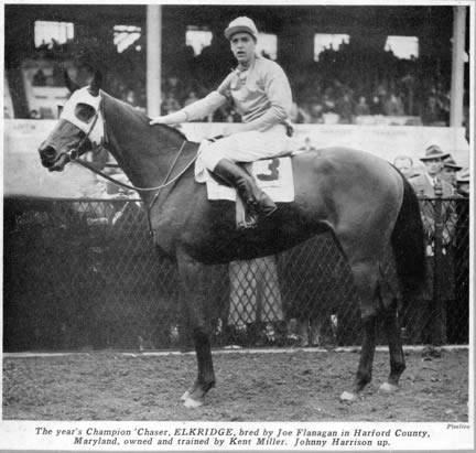 ELKRIDGE: United States Champion Steeplechaser in 1942 and '46 was foaled at Country Life in 1938 . The Gelding by Mate out of Best by Test. was inducted to National Racing Hall of Fame in 1966 and the MD Thoroughbred Hall of Fame in 2013.