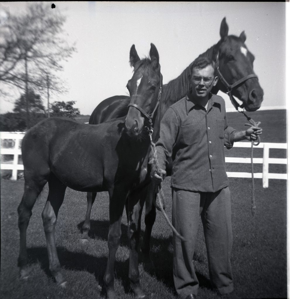 Mike and Josh's dad Joe Pons taking care of little things in 1960.